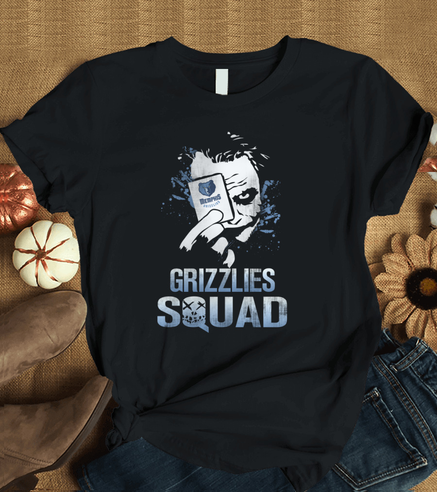 Grizzlies Squad Memphis Grizzlies Joker Fan Card T-Shirt