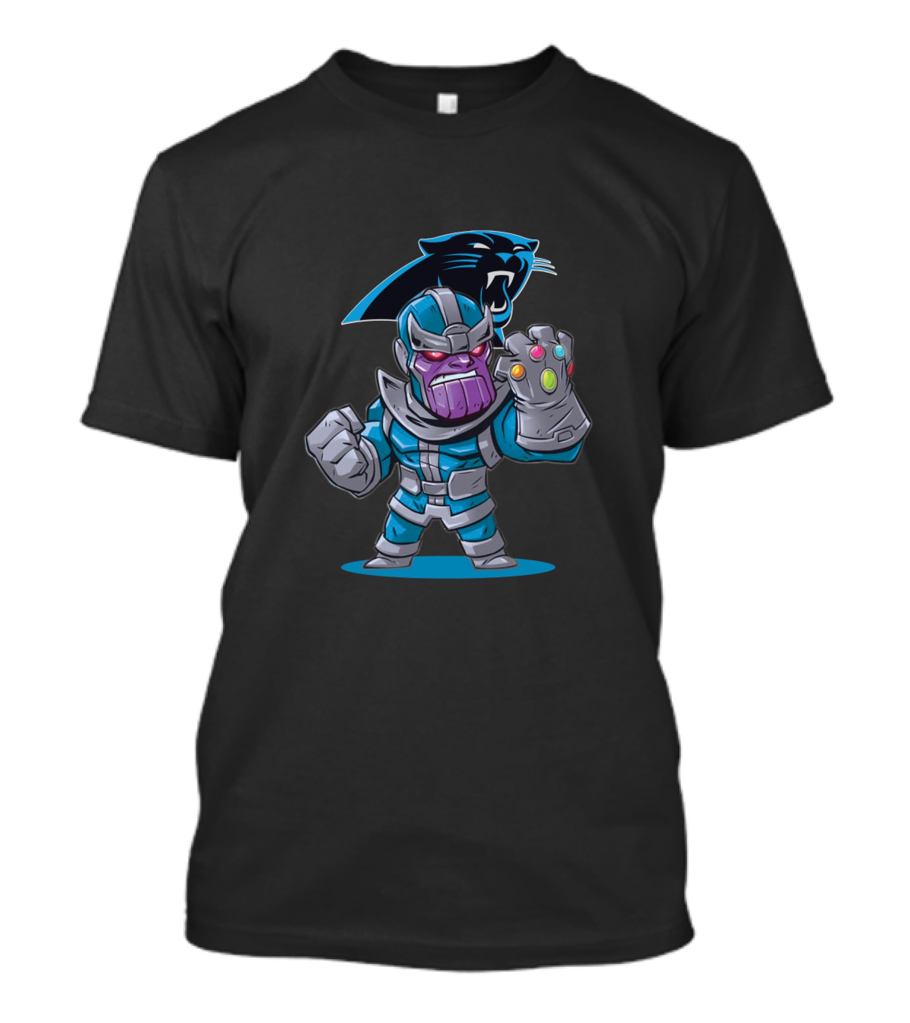 Thanos Carolina Panthers Infinity Gauntlet Fandom Fusion T-Shirt
