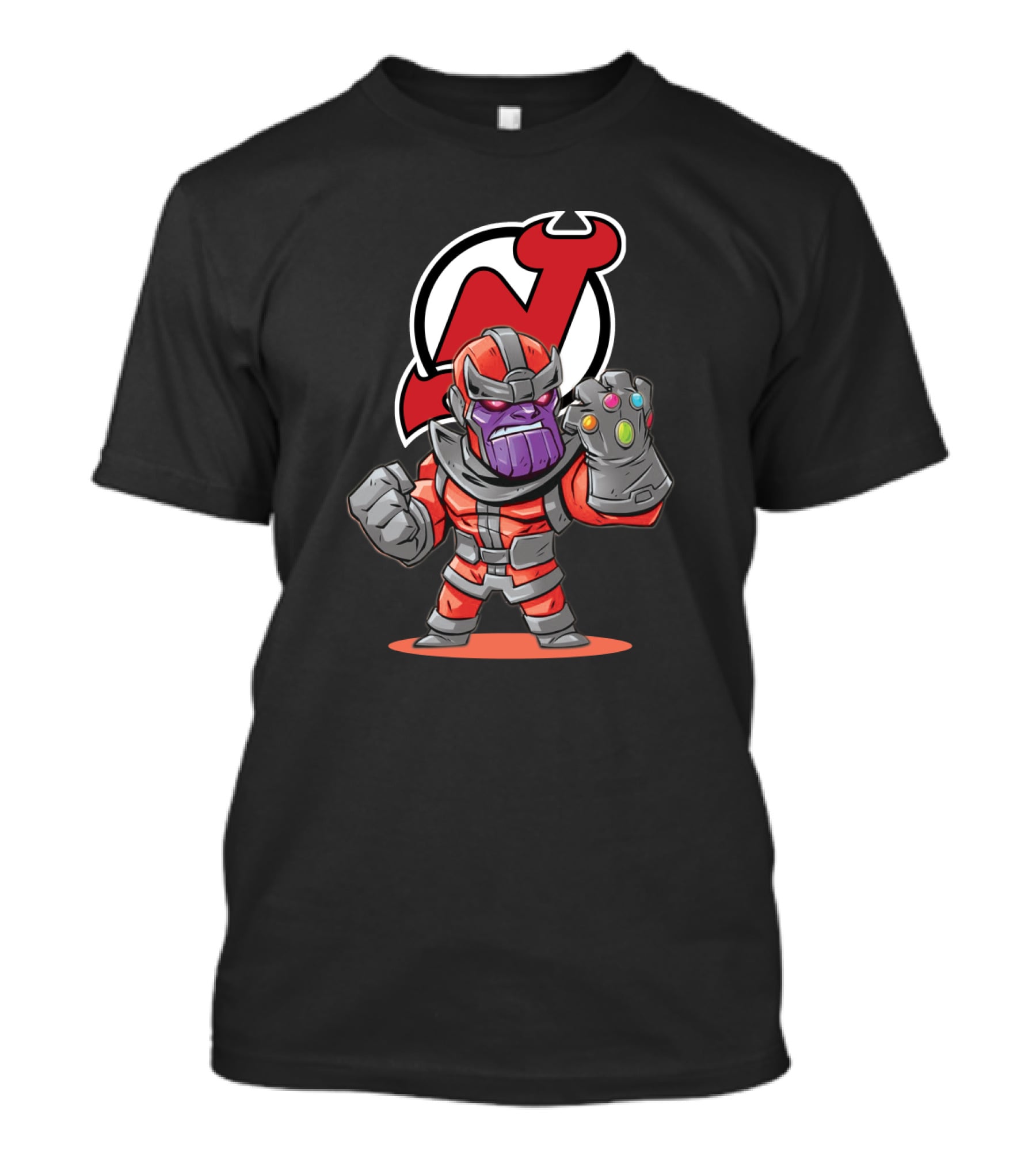 Thanos New Jersey Devils Fans Avengers Crossover T-Shirt