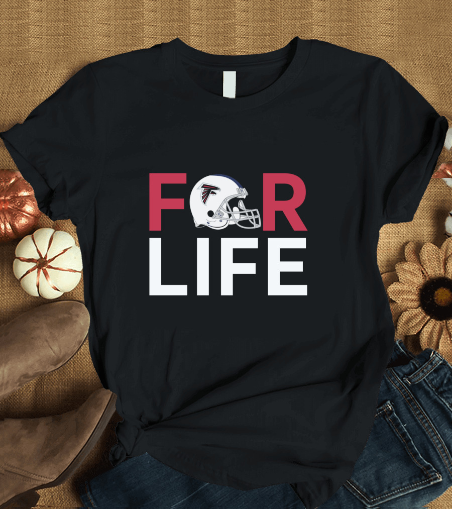 Atlanta Falcons Helmet For Life For Fans T-Shirt