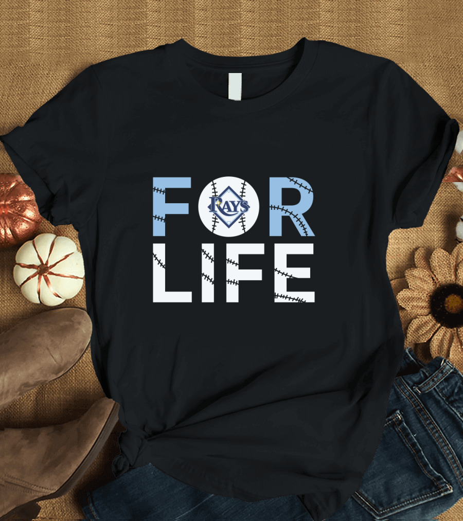 Tampa Bay Rays Baseball For Life Fan T-Shirt