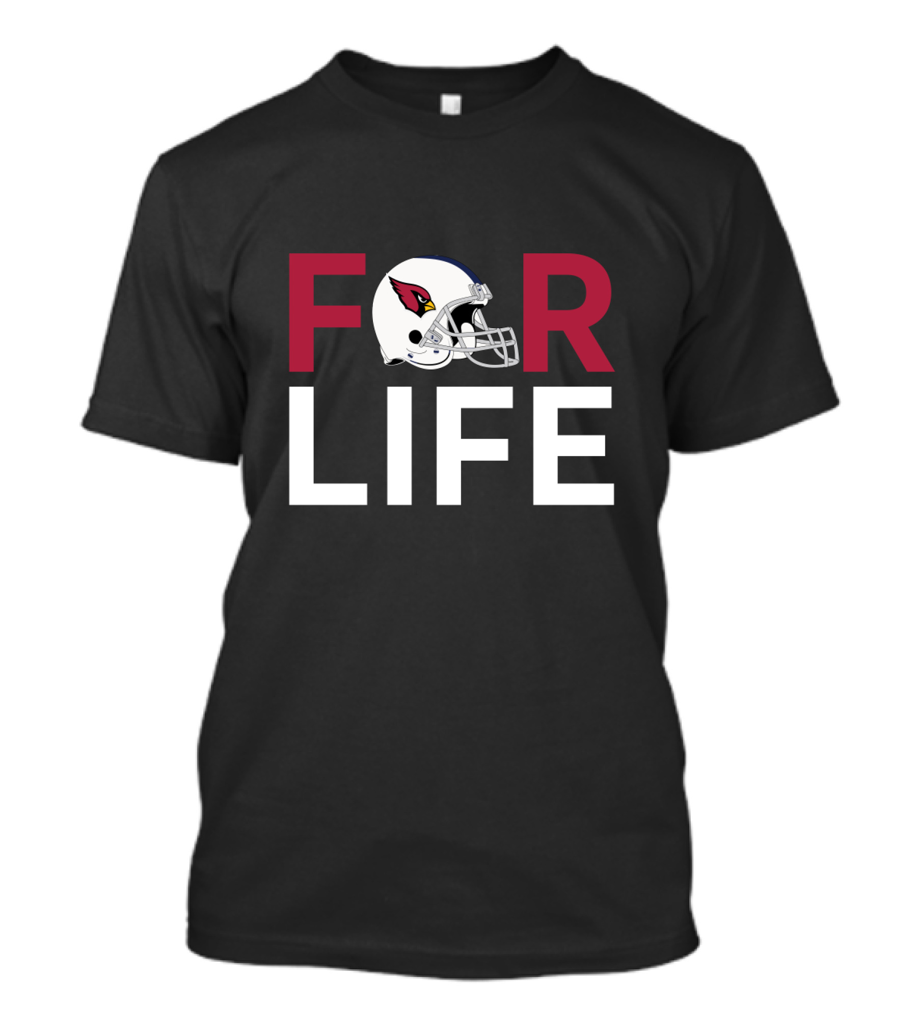 Arizona Cardinals Helmet For Life Fans T-Shirt