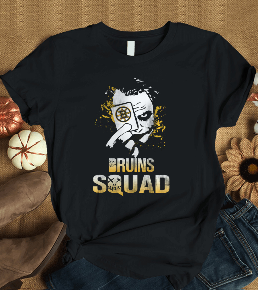Bruins Squad Joker Card Boston Bruins Fans T-Shirt