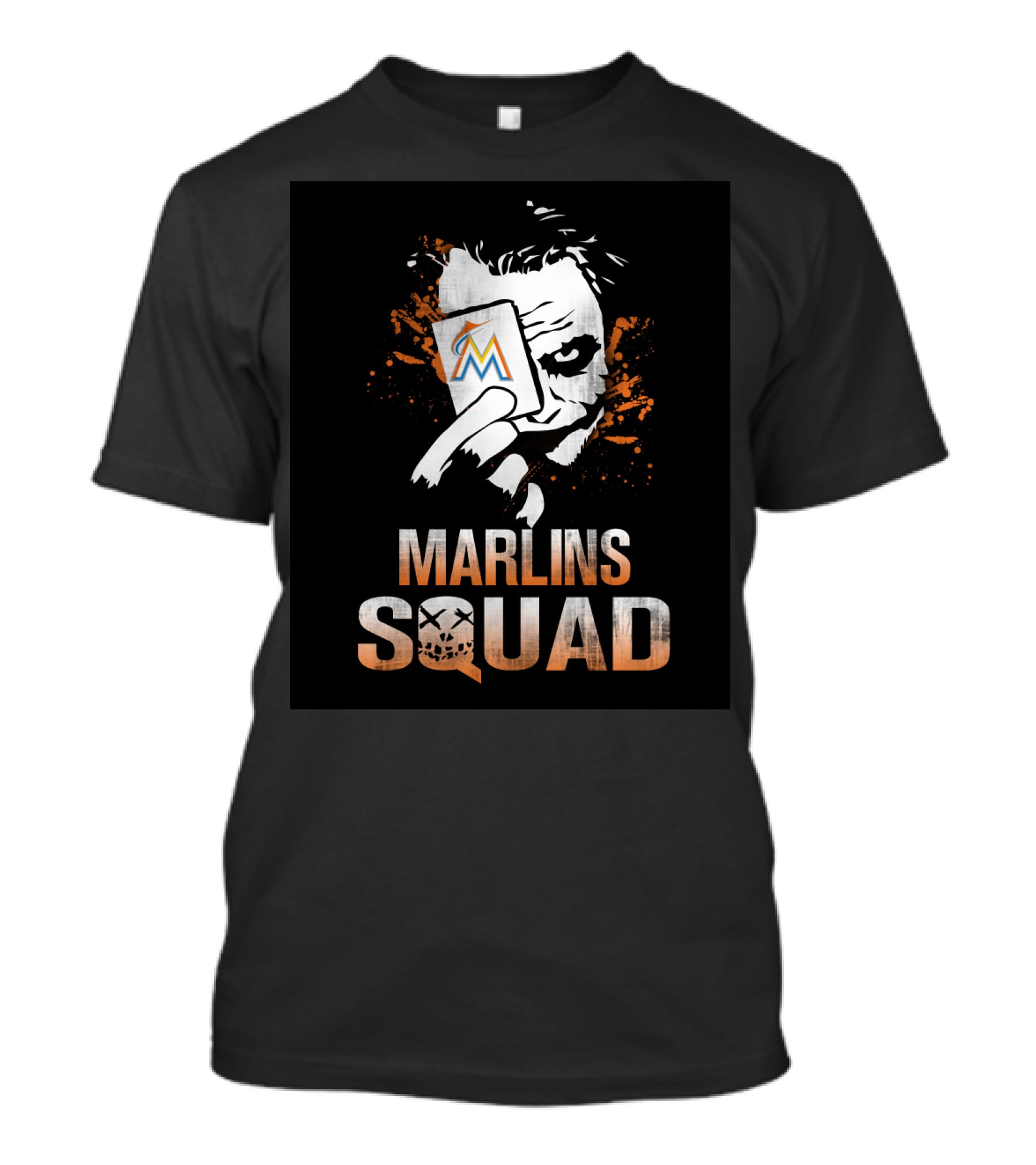 Marlins Squad Joker Card Fan T-Shirt