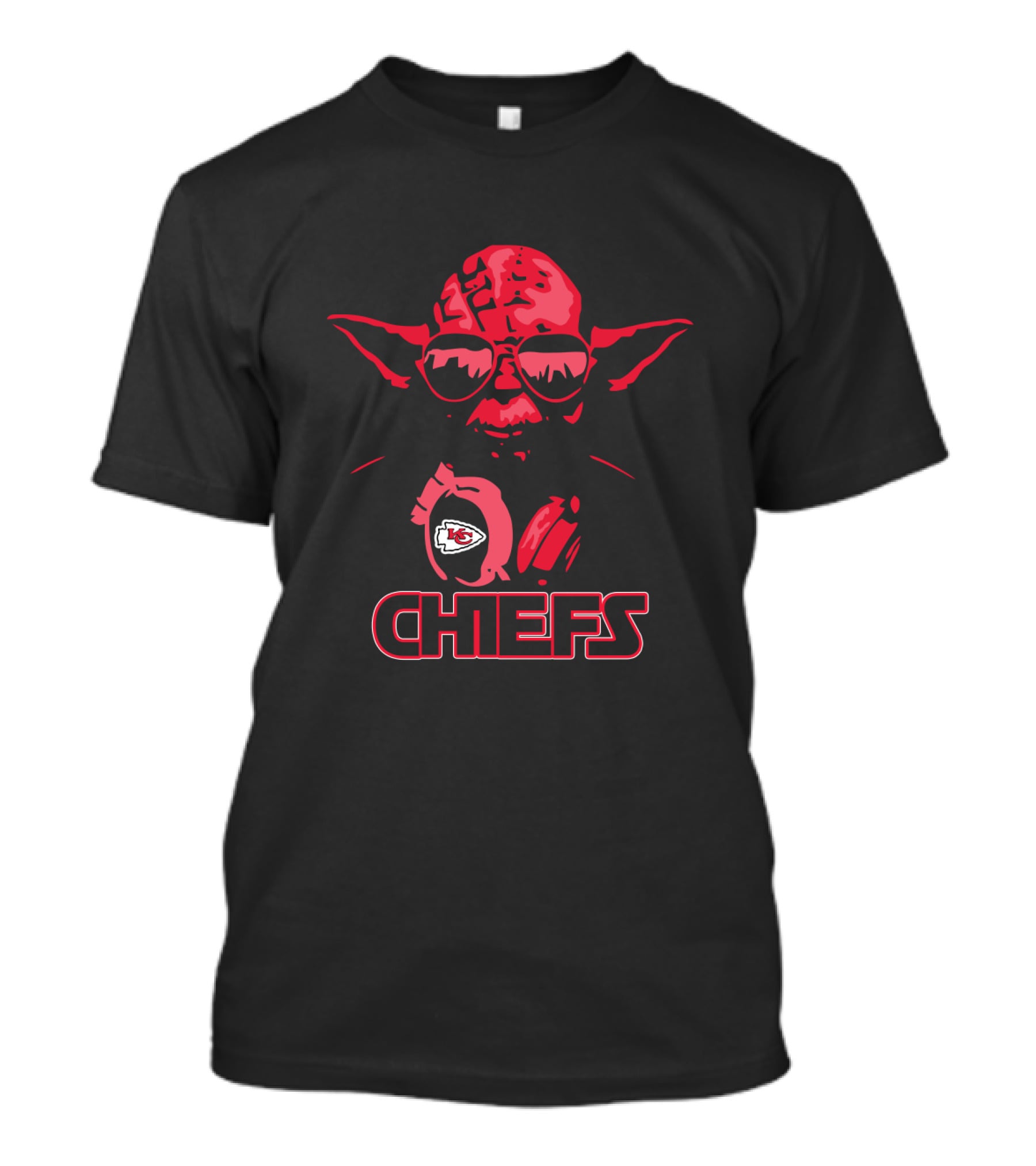 Yoda Chiefs Kansas City Star Wars Fan T-Shirt