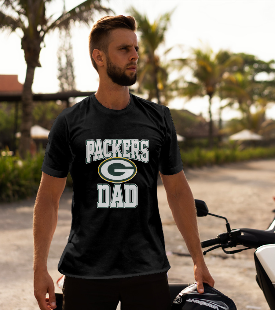 Packers Dad Green Bay Father's Day T-Shirt