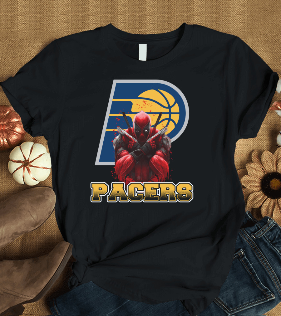 Indiana Pacers Deadpool Crossover for Fans T-Shirt
