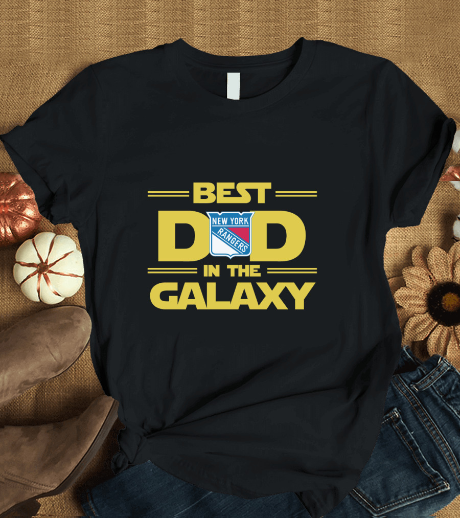 Best New York Rangers Dad In The Galaxy Star Wars T-Shirt