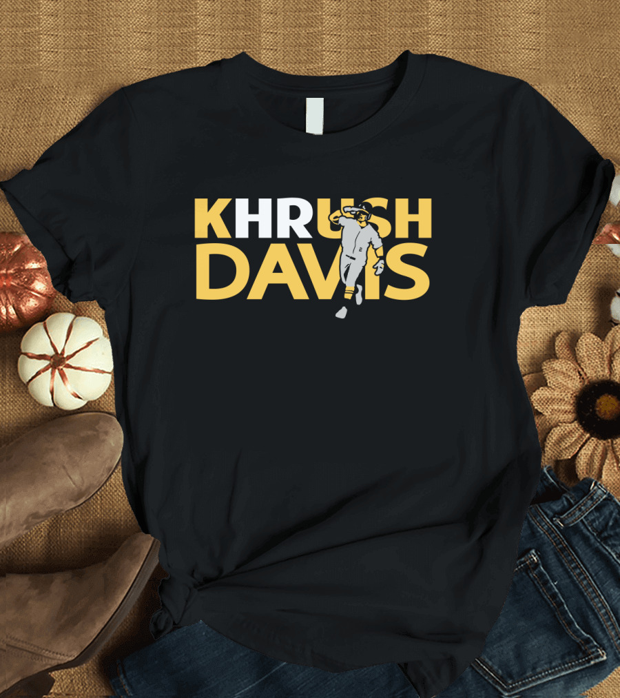 Khrush Davis Baseball Theme for Oakland Athletics Supporters T-Shirt