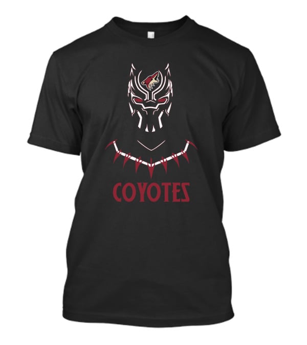 Black Panther Arizona Coyotes Fans T-Shirt