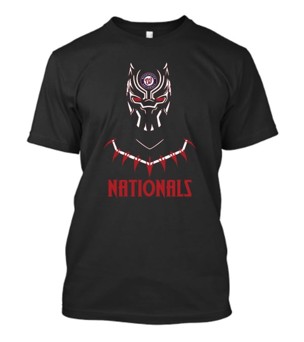 Washington Nationals MLB And Black Panther Fan Mashup T-Shirt