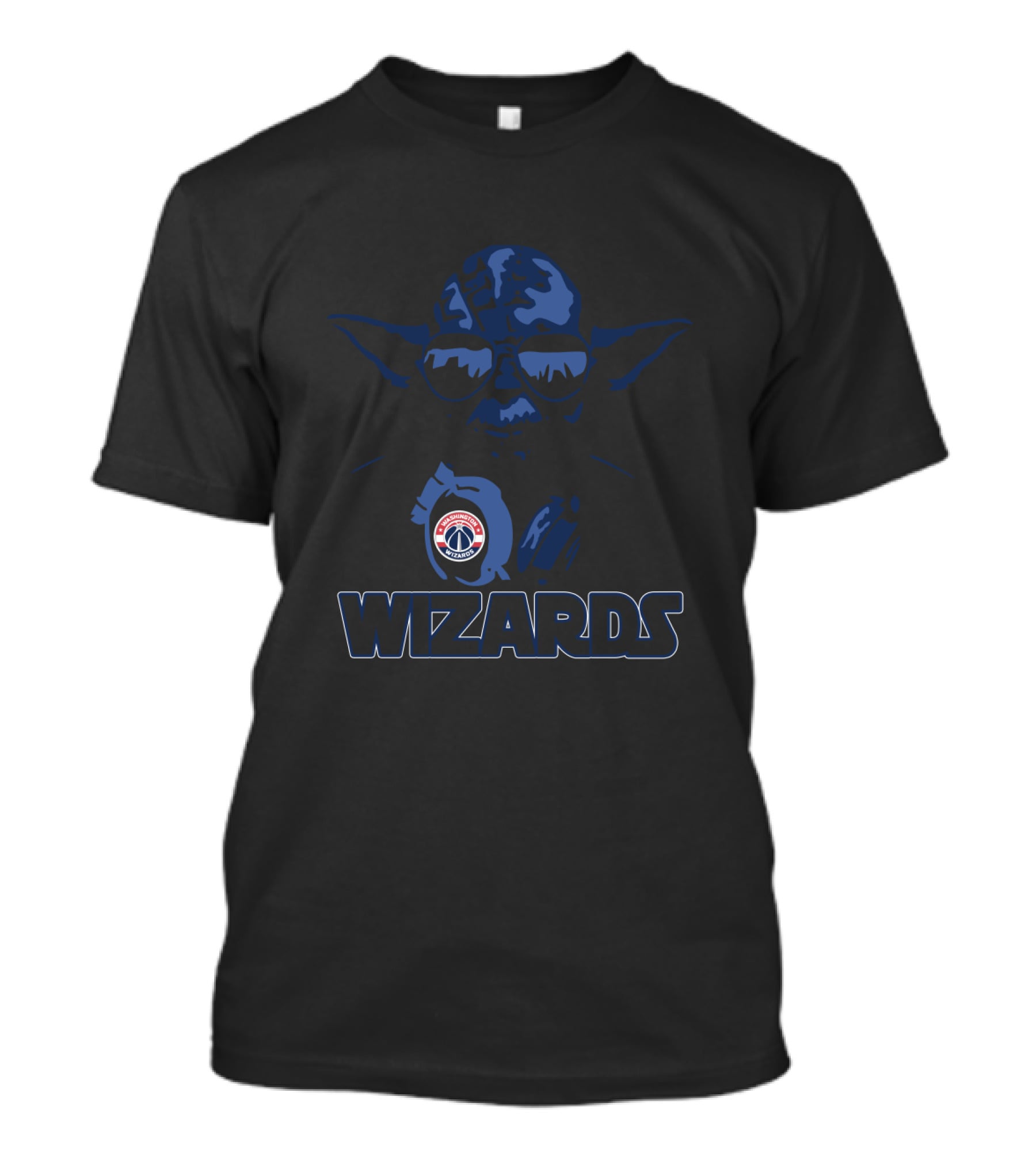Wizards Yoda Star Wars Washington Basketball Fans T-Shirt