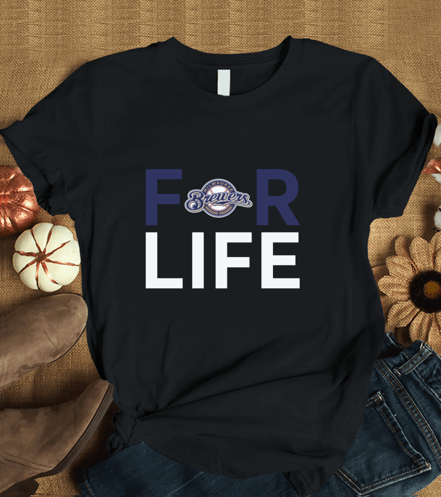 Milwaukee Brewers For Life Fan Commitment T-Shirt