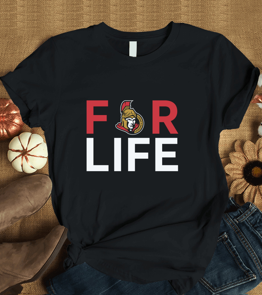 Ottawa Senators For Life Fan Spirit T-Shirt