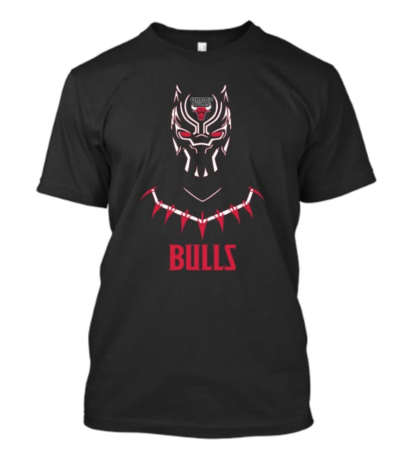 Chicago Bulls Black Panther Fans T-Shirt