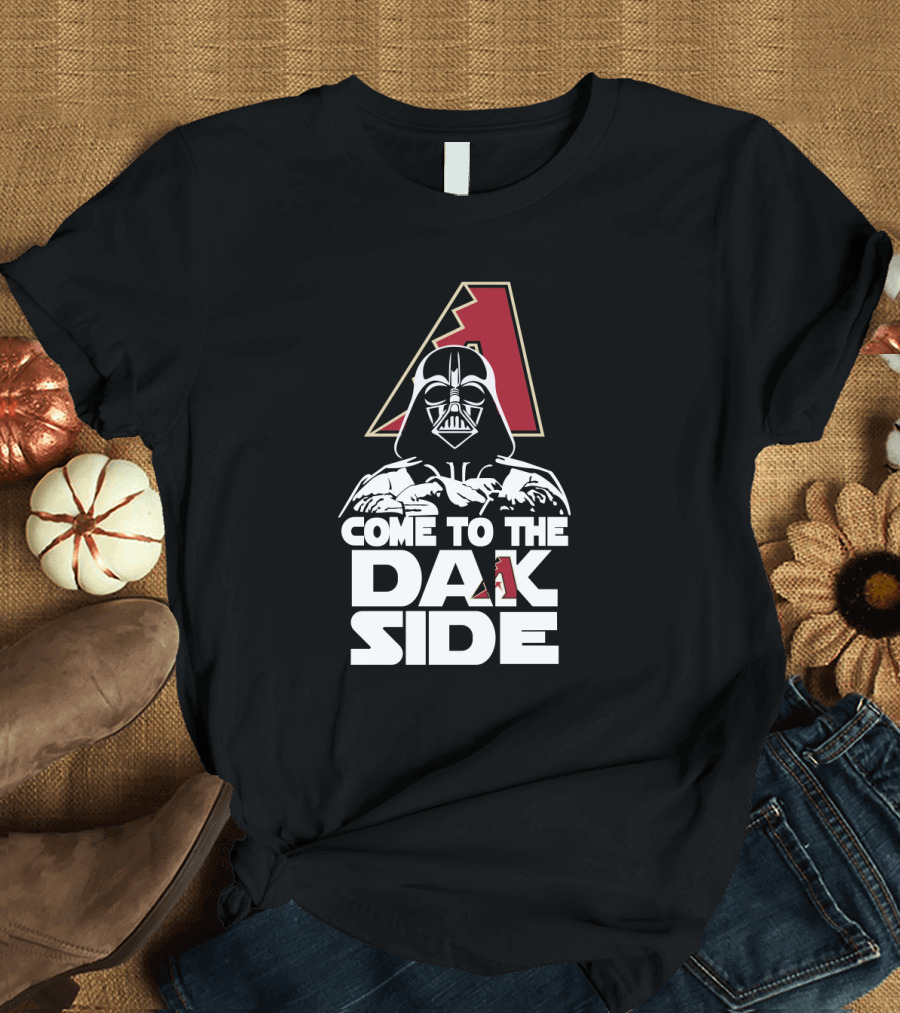 Come to the Dark Side Darth Vader Arizona Diamondbacks Fans T-Shirt