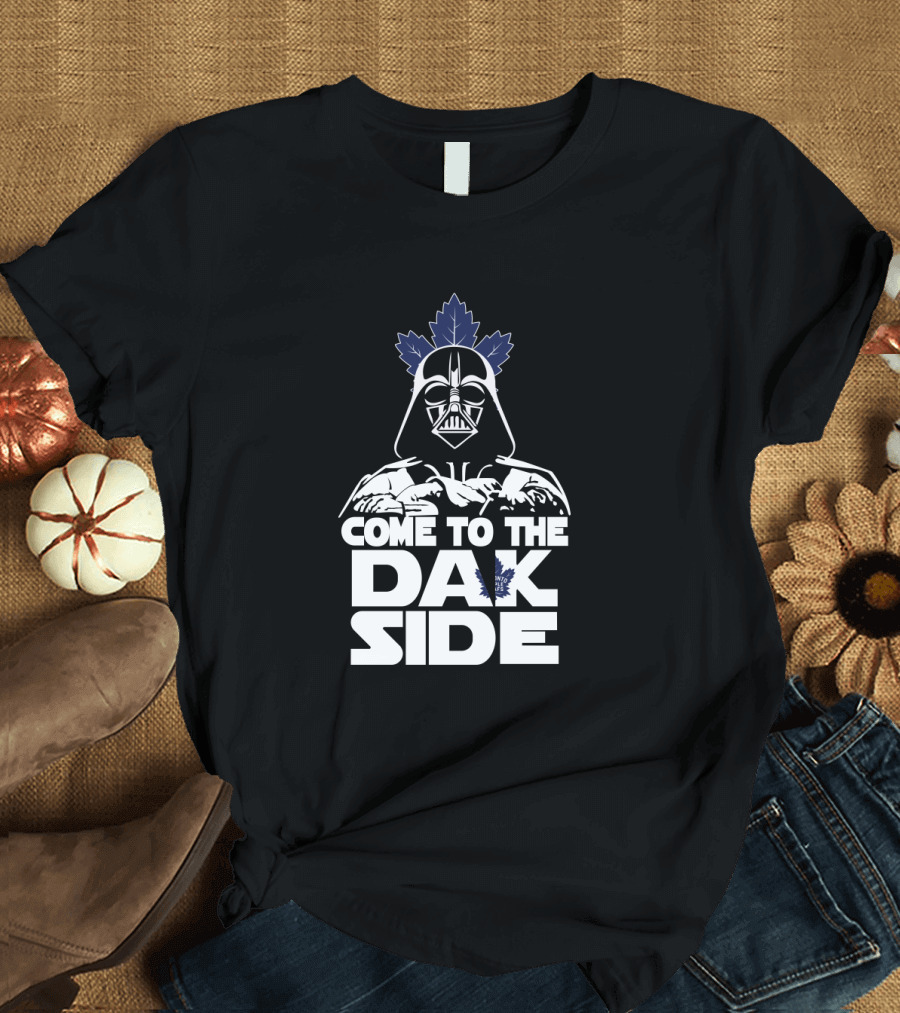 Darth Vader Toronto Maple Leafs Fans Come to the Dark Side T-Shirt