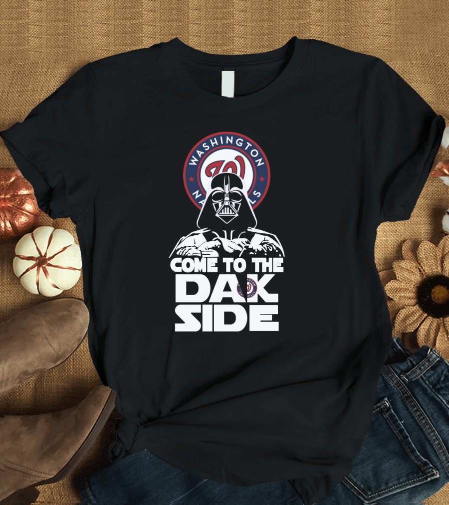 Washington Nationals Fans Come to the Dark Side Darth Vader T-Shirt