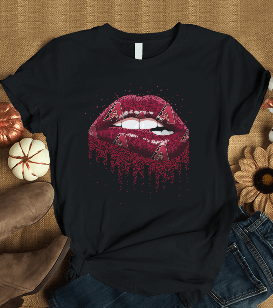Arizona Diamondbacks Glitter Lips Fan Appeal T-Shirt