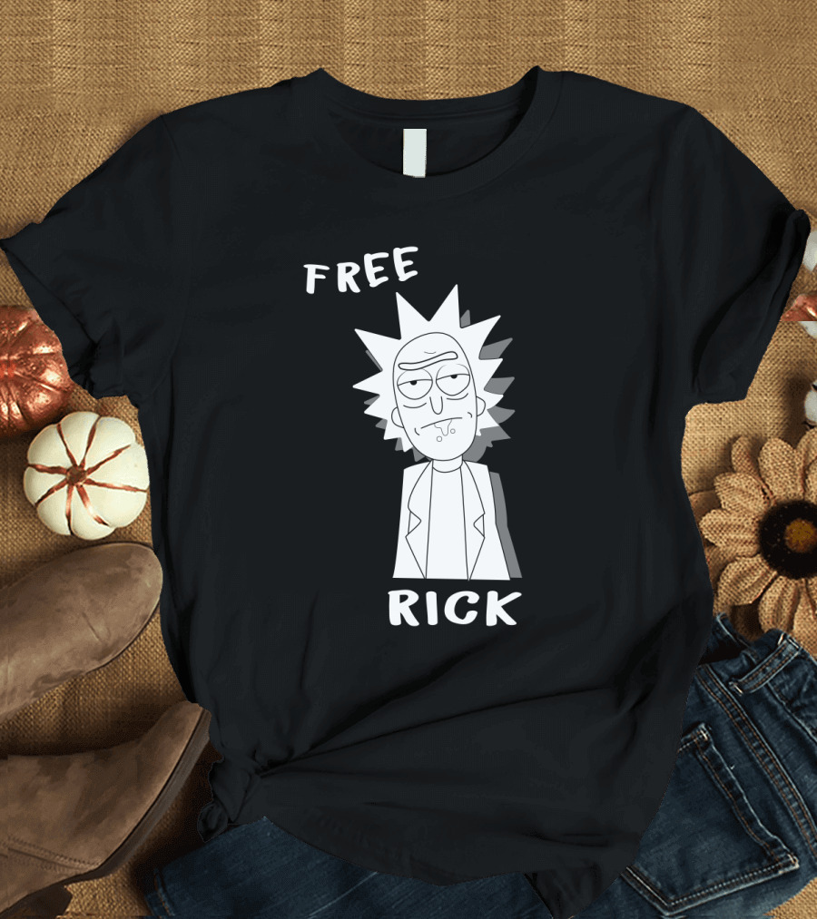 Rick and Morty Fans Unite for Free Rick Movement T-Shirt