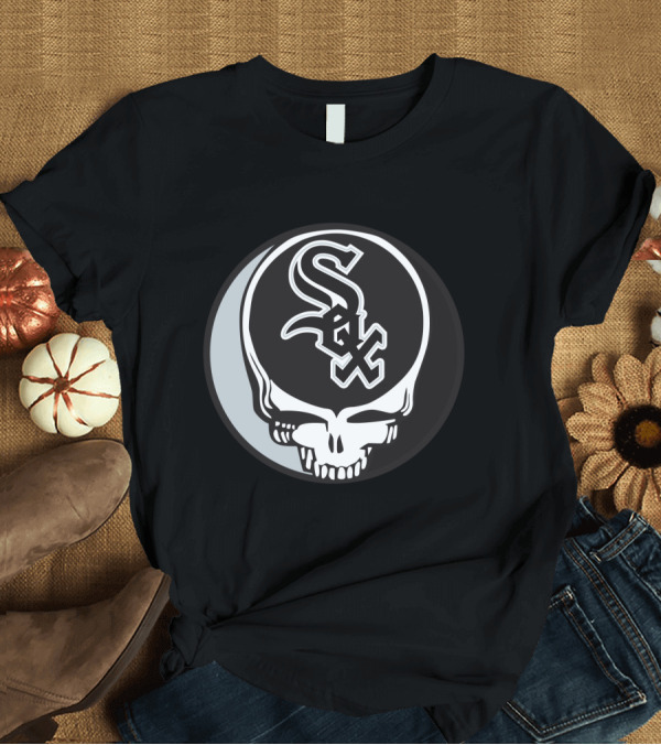 T-Shirt: Grateful Dead Steal Your Face Chicago White Sox Fan Mashup T-Shirt Grateful Dead Steal Your Face Chicago White Sox Fan Mashup T-Shirt