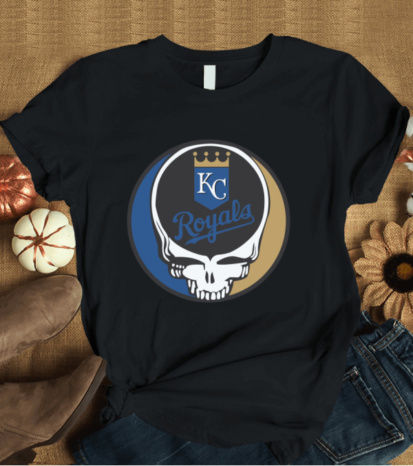 T-Shirt: Kansas City Royals Grateful Dead Steal Your Face T-Shirt Kansas City Royals Grateful Dead Steal Your Face T-Shirt