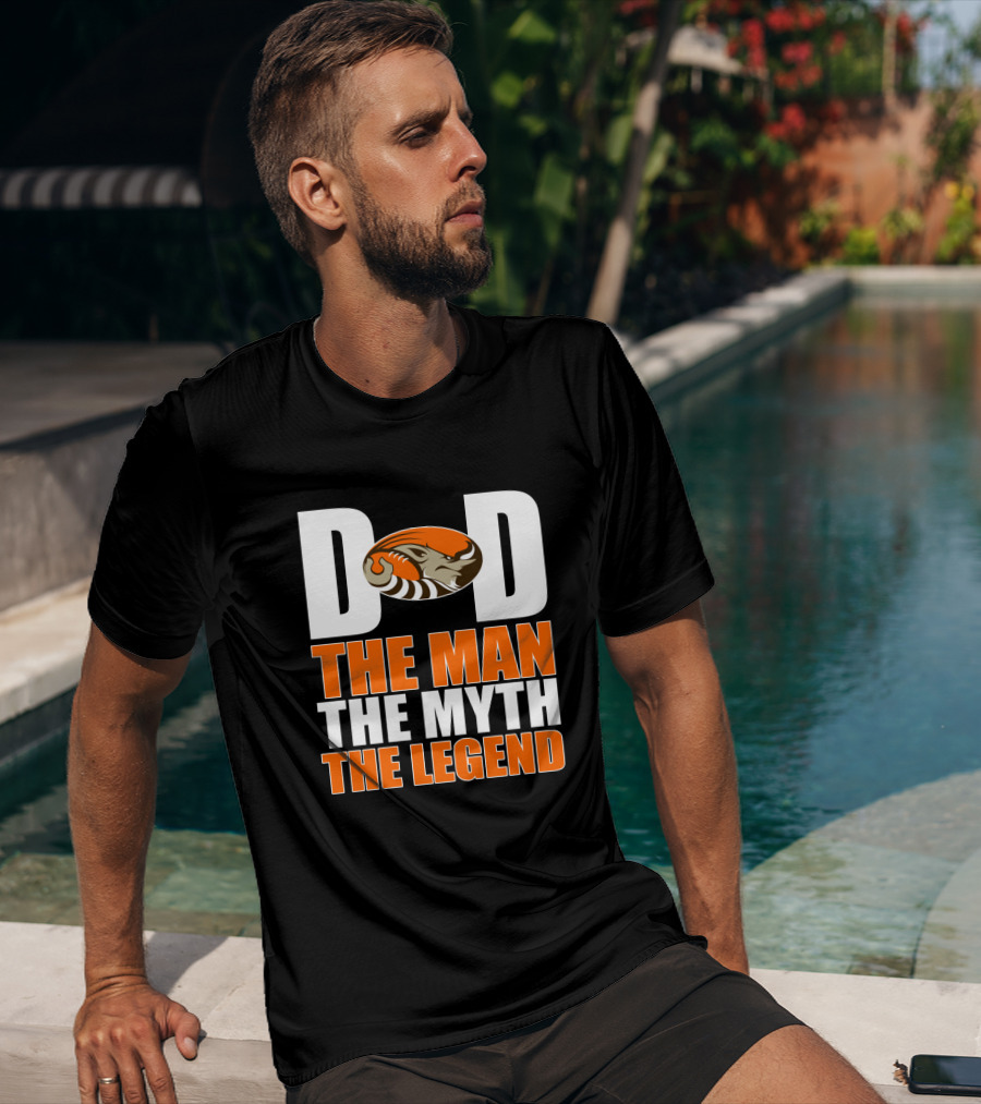 Cleveland Browns Dad The Man The Myth The Legend Father's Day Gift T-Shirt