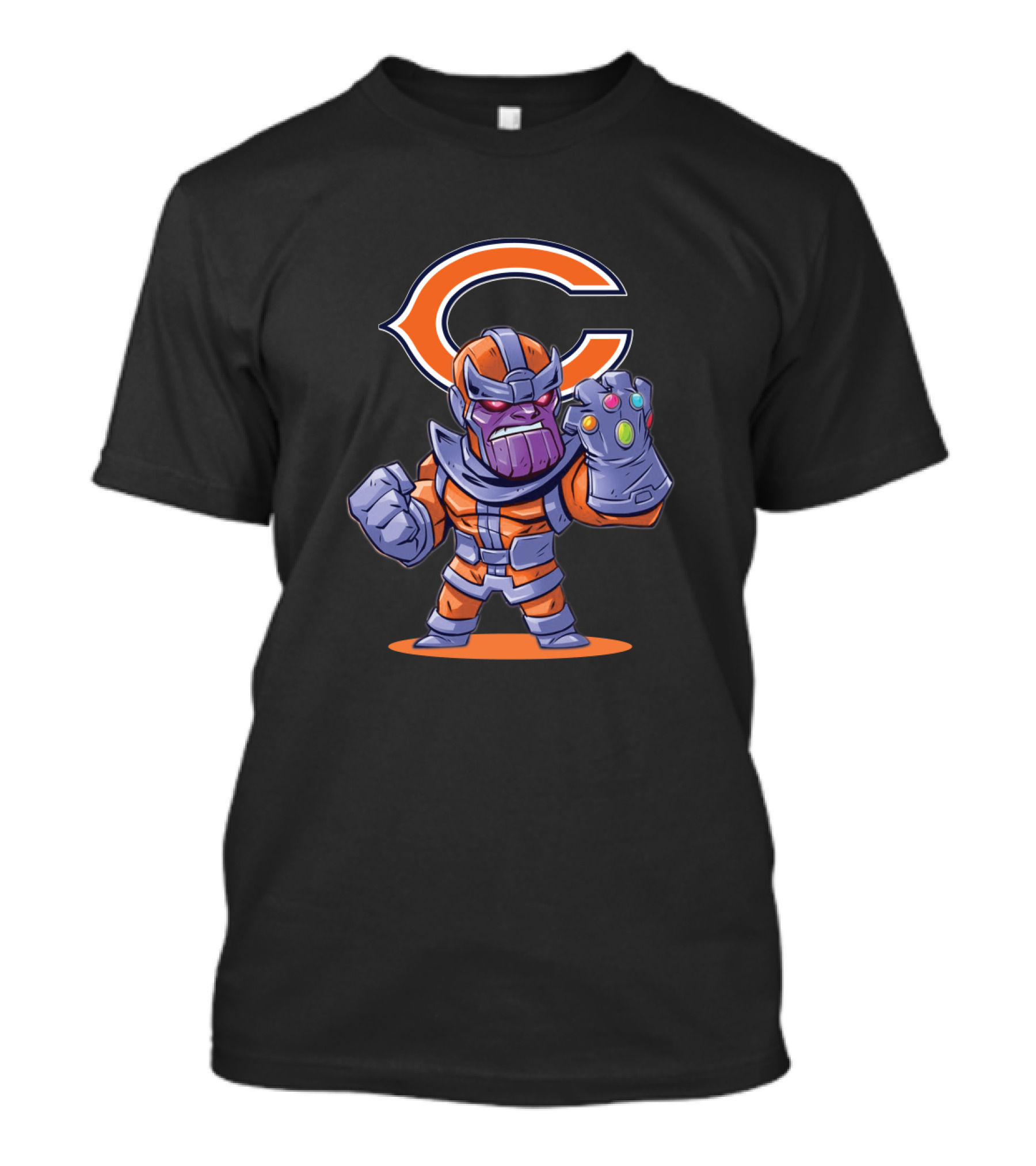 Thanos Chicago Bears Fans Mashup T-Shirt