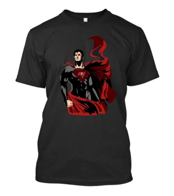 Superman Tampa Bay Buccaneers Nfl Fan T-Shirt