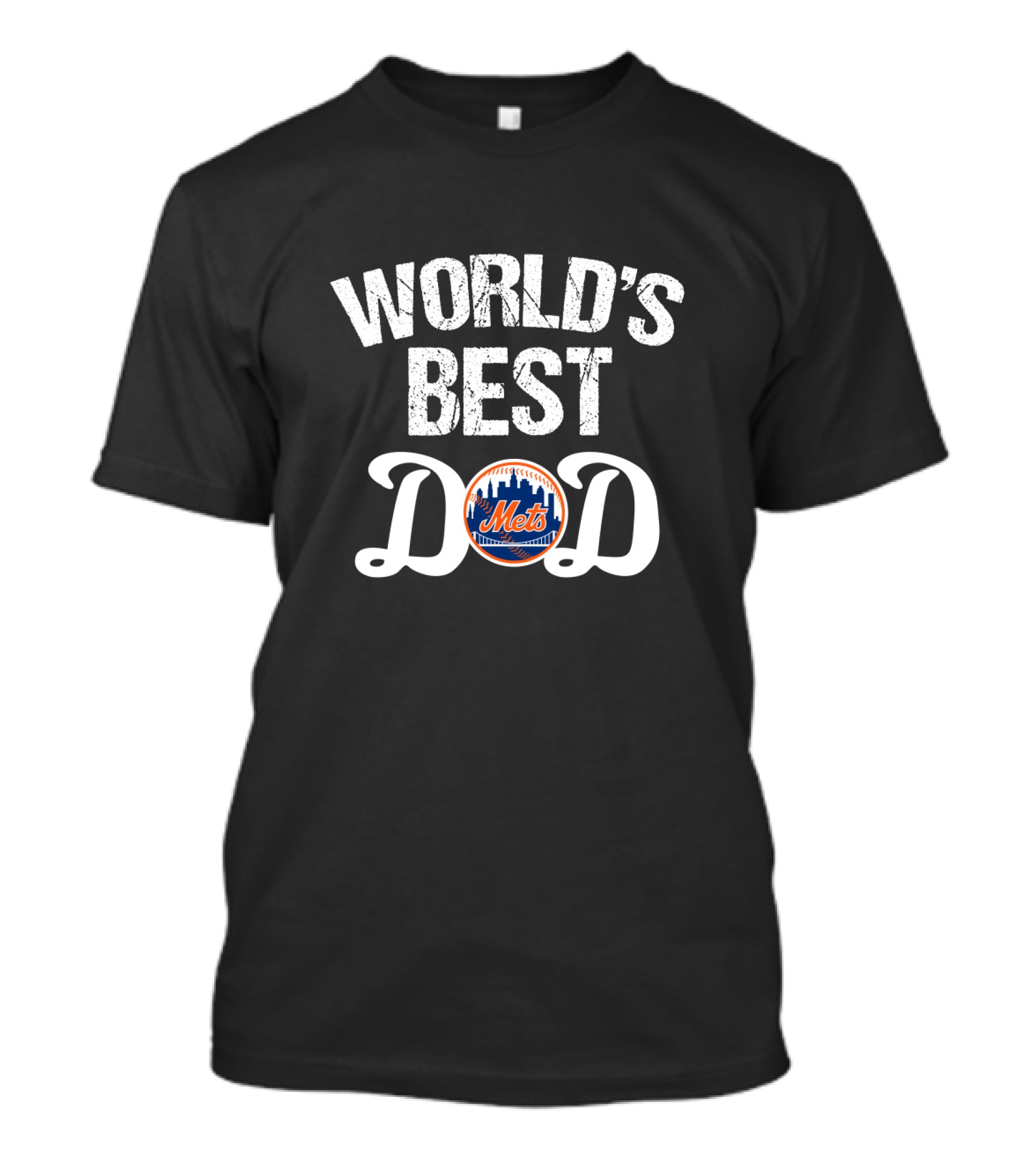 World's Best Mets Dad T-Shirt