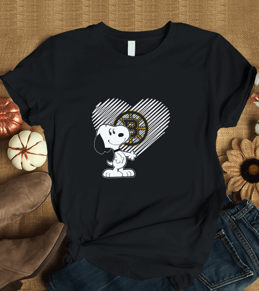 Snoopy Heart Bitcoin T-Shirt