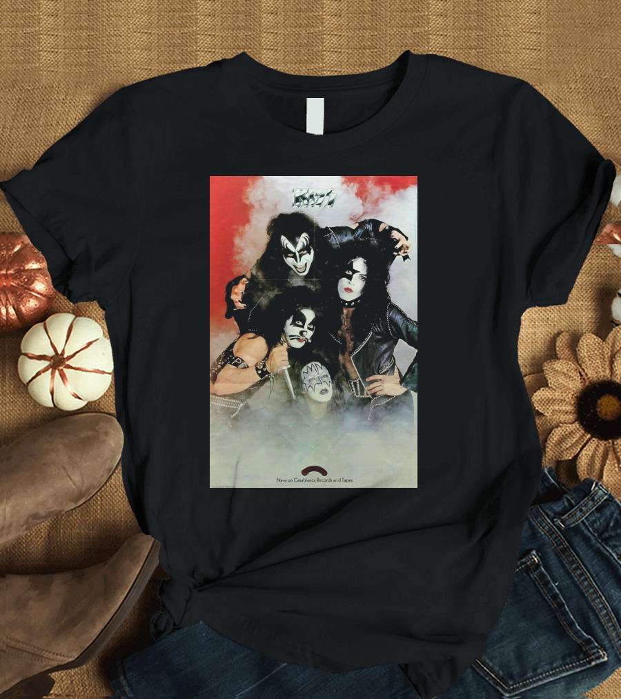 Kiss Band New on Casablanca Records and Tapes T-Shirt