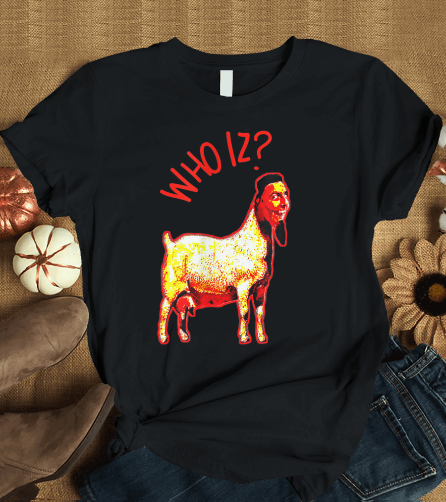 Who Iz Man Myth Legend Goat Nocap T-Shirt