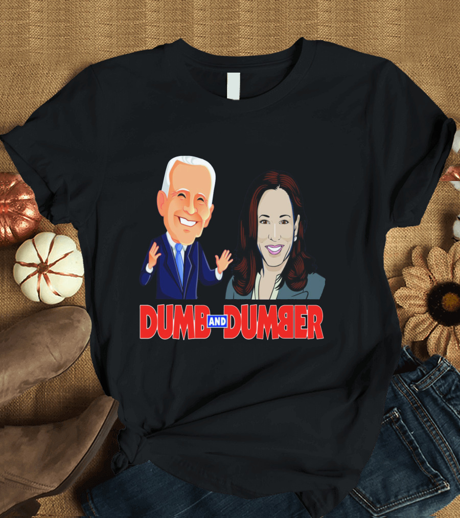 Dumb And Dumber Political Caricature Duo T-Shirt