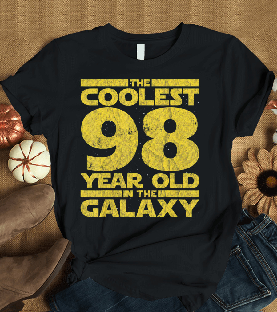 The Coolest 98 Year Old in the Galaxy Sci Fi 1923 Mens Womens Birthday T-Shirt