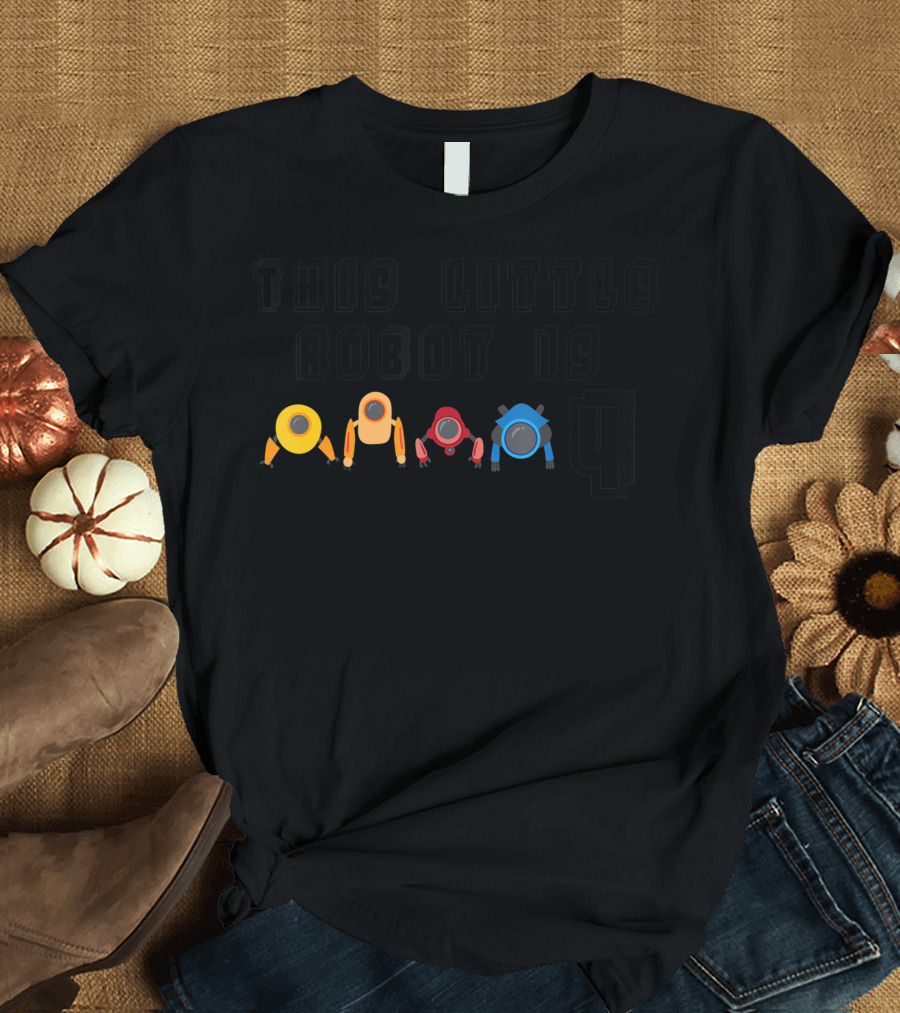 This Little Robot Is 4 Future Robotics Engineer T-Shirt