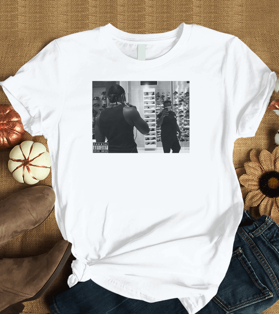 Jidion Merch PICTURE Parental Advisory Mirror Selfie Sneaker Store T-Shirt