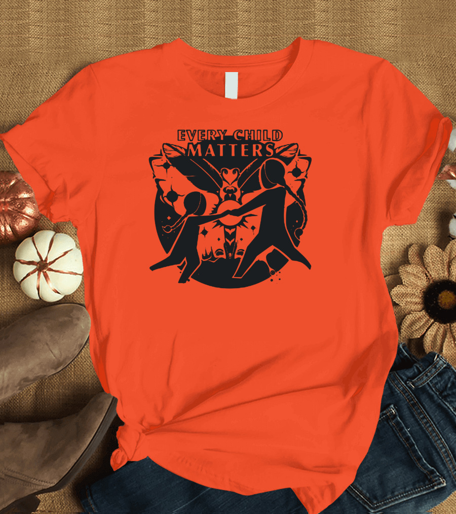 Every Child Matters Flying Back Home Butterfly Connection T-Shirt