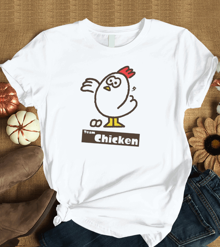 Splatfest 2 Team Chicken Cute Cartoon Character T-Shirt
