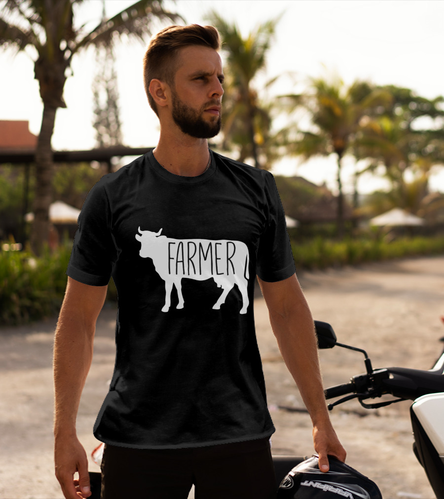 Farmer Cow T-Shirt