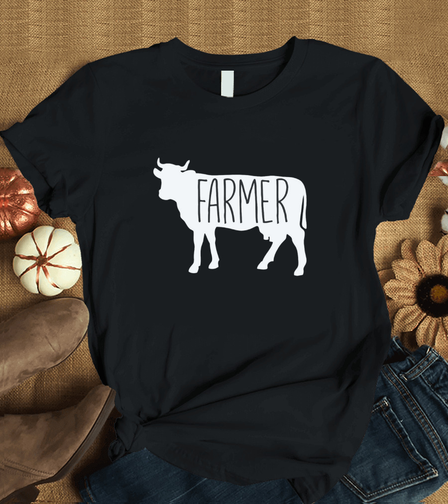 Farmer Cow T-Shirt