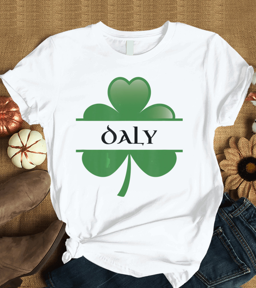 Daly Irish Shamrock Lucky St Patrick's Day T-Shirt