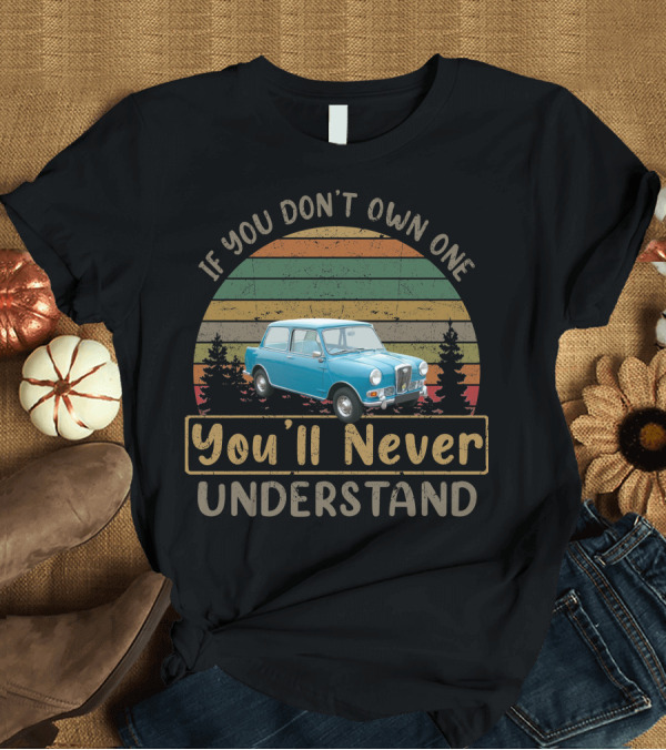 T-Shirt: If You Don't Own One You'll Never Understand Riley Elf Vintage Car Retro Stripes T-Shirt If You Don't Own One You'll Never Understand Riley Elf Vintage Car Retro Stripes T-Shirt