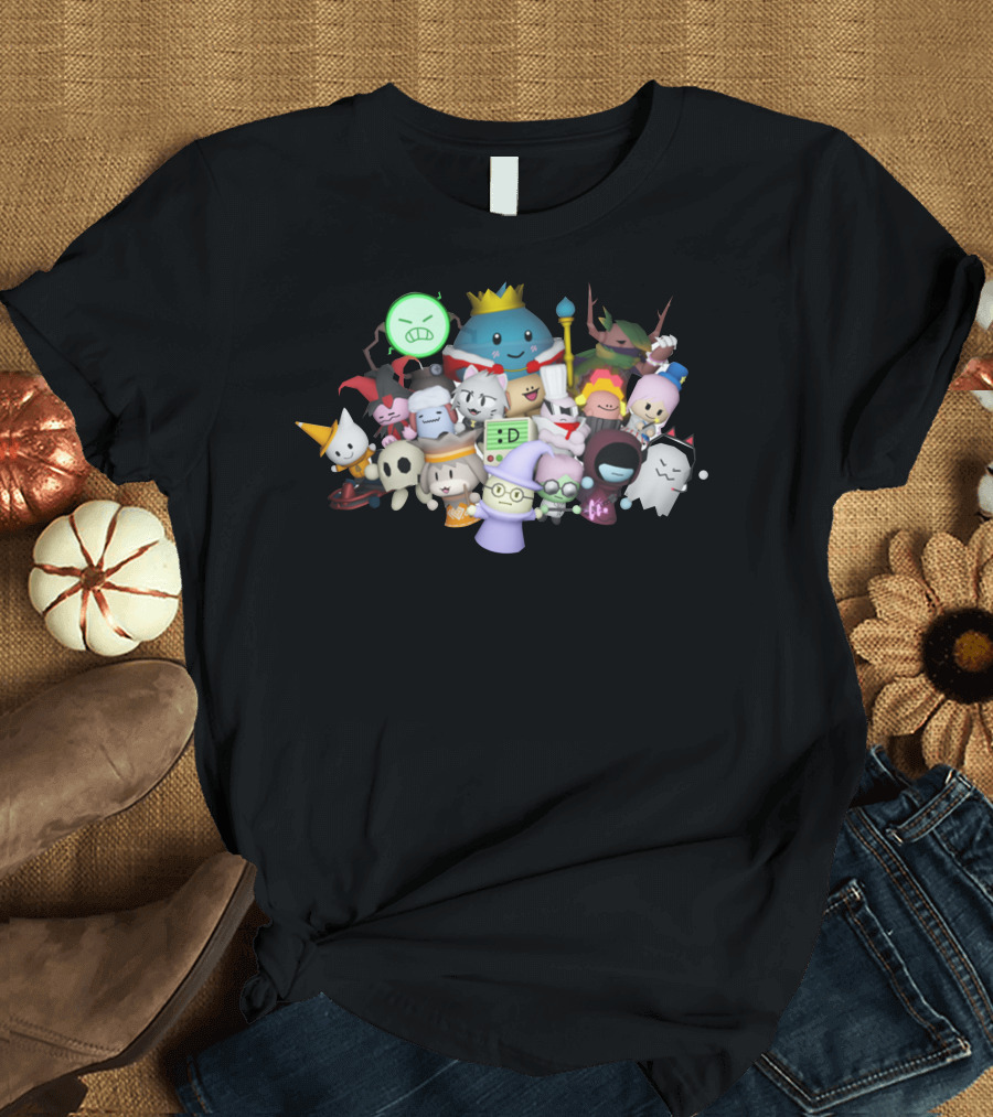 Tower Heroes Characters Merchandise T-Shirt
