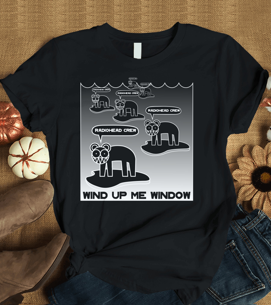 RADIOHEAD CREW WIND UP ME WINDOW T-Shirt