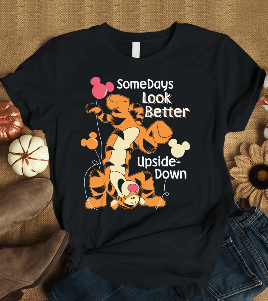 SomeDays Look Better Upside-Down Tigger T-Shirt