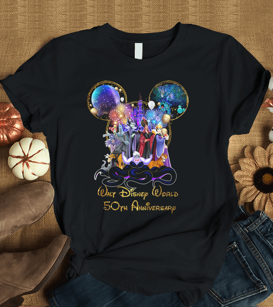 Walt Disney World 50th Anniversary Disney Villains T-Shirt