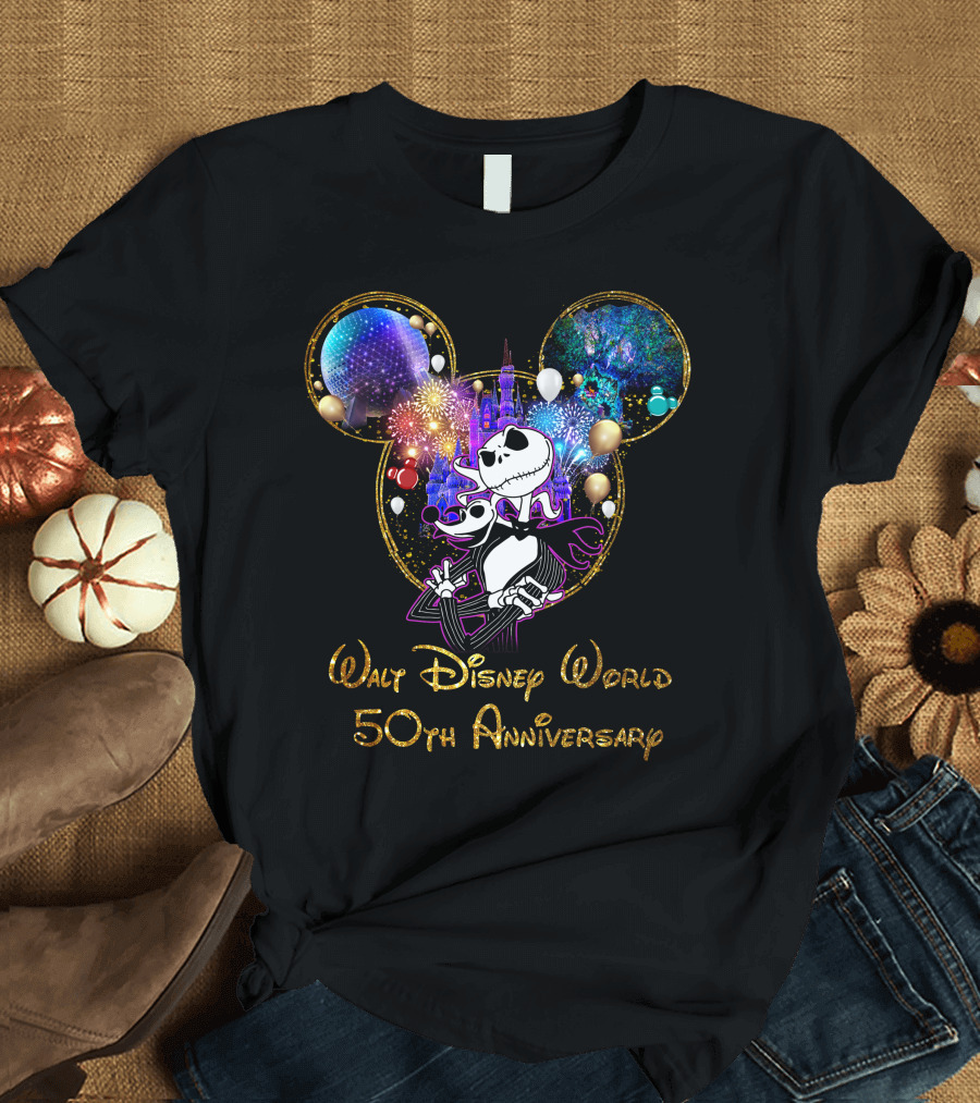 Walt Disney World 50th Anniversary Jack Skellington T-Shirt