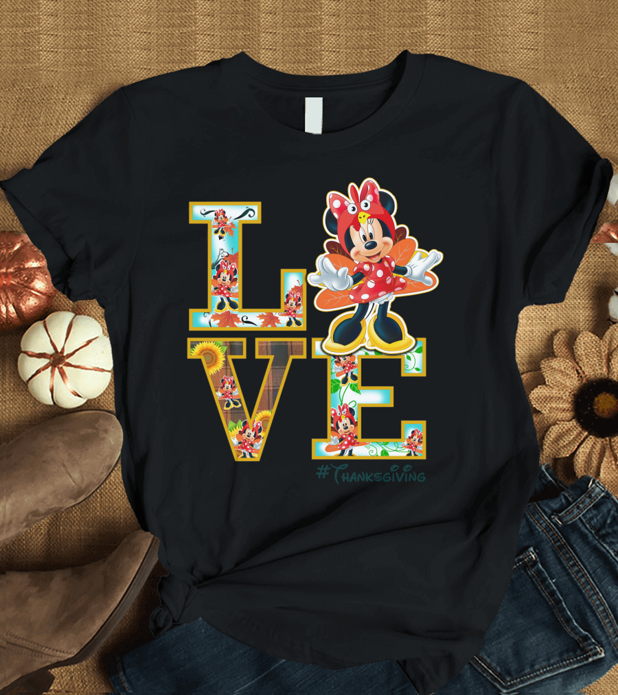 LOVE Minnie Thanksgiving T-Shirt