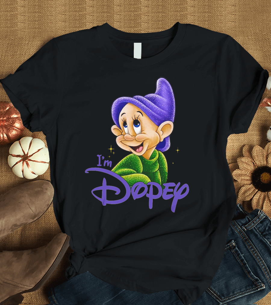 I'm Dopey Disney Character Sparkling T-Shirt